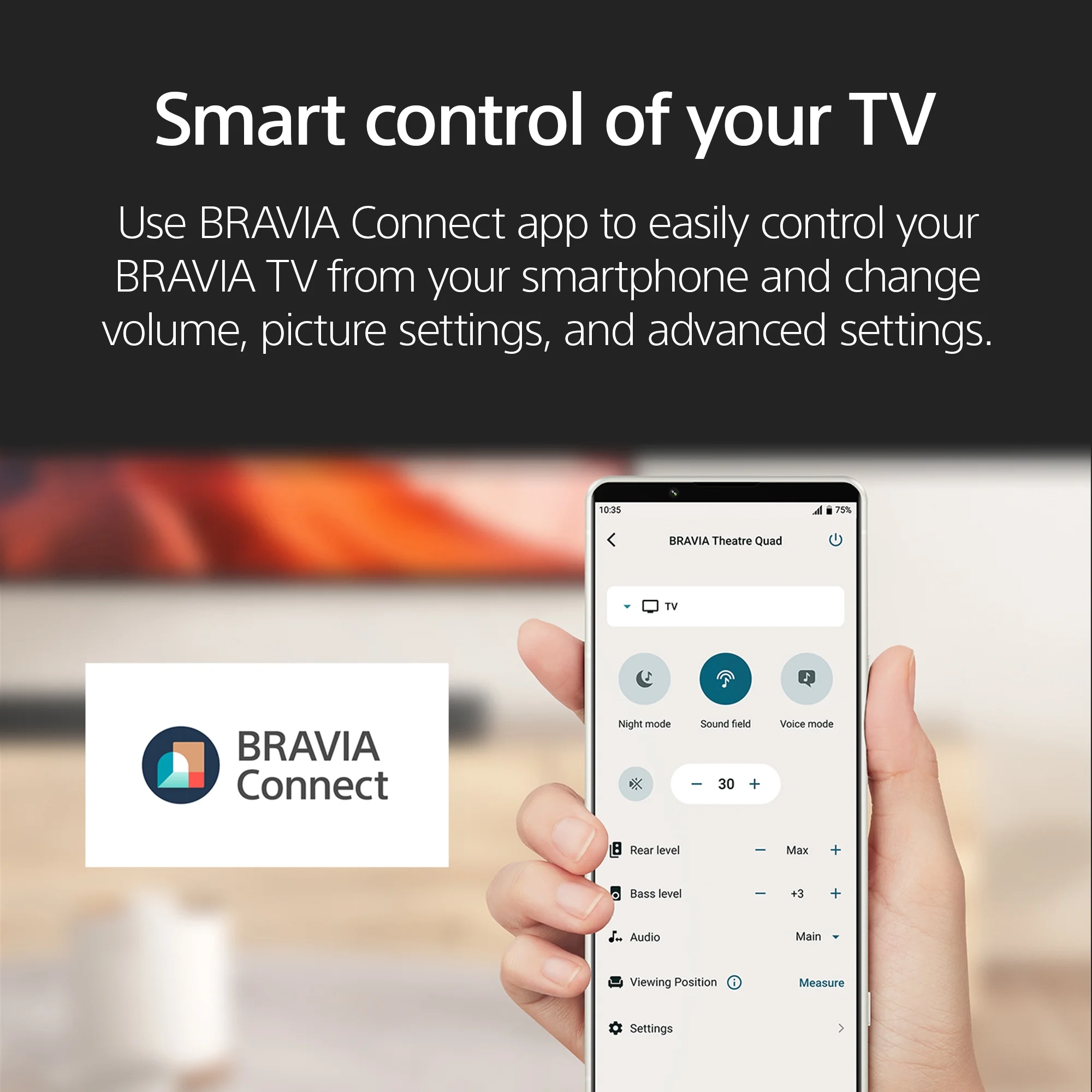 Sony 85” class BRAVIA 9 Mini LED 4K HDR Smart Google TV with XR Processor, Theatre-like Sound, 2024 Model