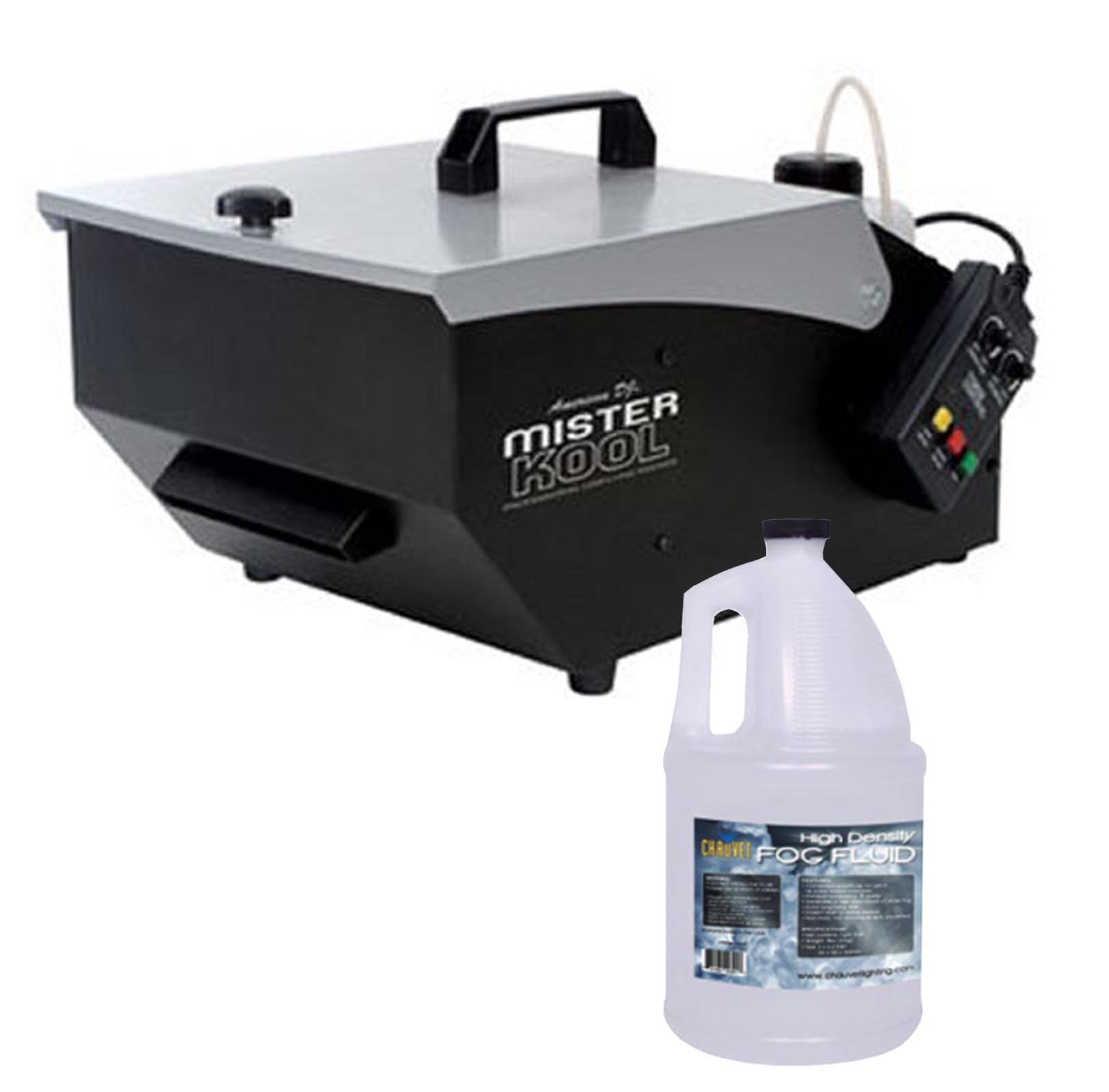 New American DJ Mister Kool Low Lying Dry Ice Effect Fog Machine w/HDF Fog Fluid