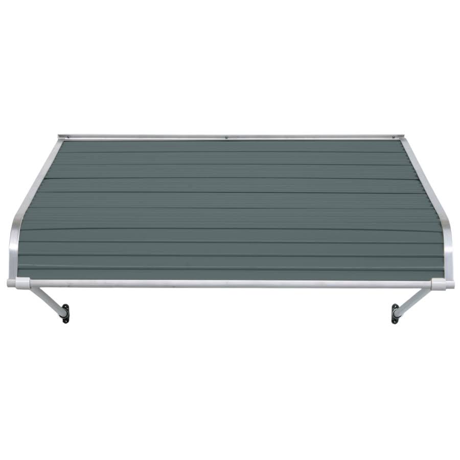 NuImage Awnings 1100 72-in Wide x 54-in Projection Slate Blue Solid Fixed Door Awning | K110907237