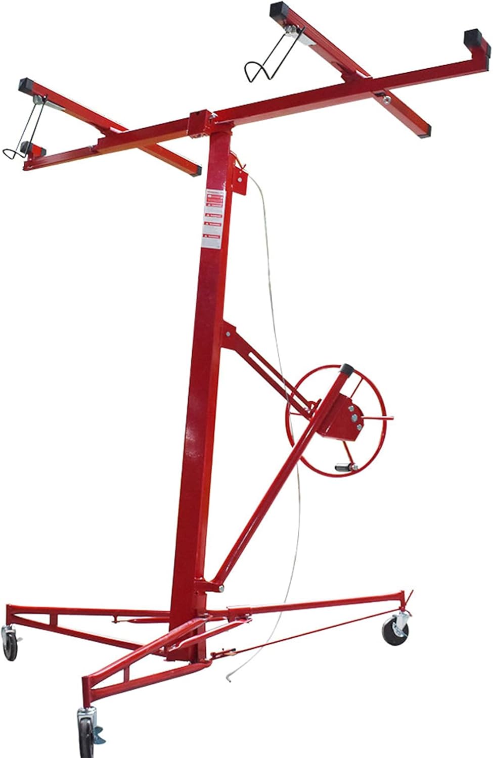 16FT Drywall Lift Sheetrock Lift Rolling Panel Hoist Jack Lifter Fit for Drywall Panels