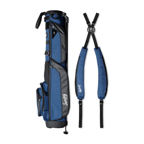 Sunday Golf Loma XL Bag - Lightweight Sunday Golf Bag with Strap and Stand – Easy to Carry Pitch n Putt Golf Bag – Golf Stand Bag for The Driving Range, Par 3 and Executive Courses, 3.4 pounds