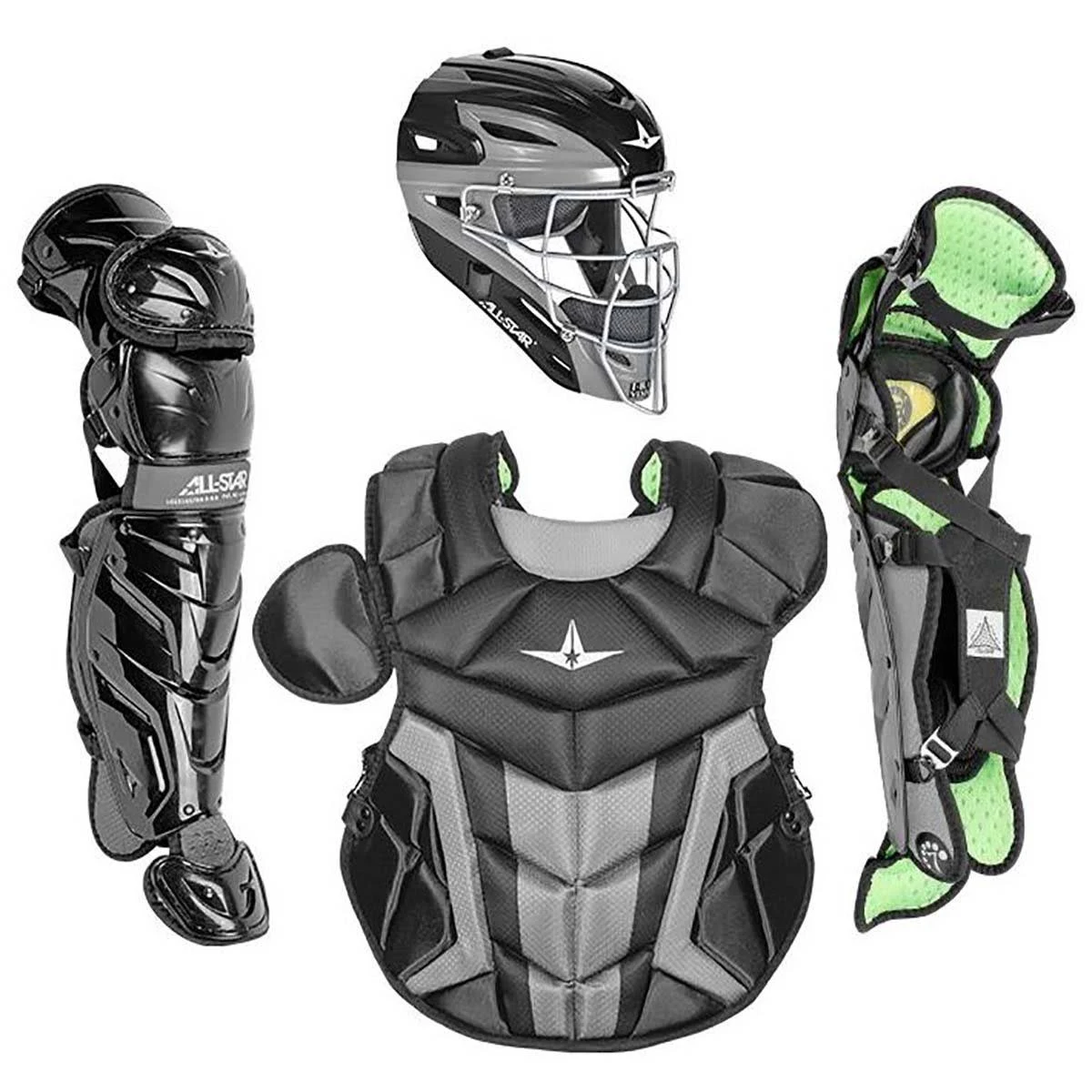 All-Star System 7 Axis Youth Pro Catcher&s Kit CK912S7X - Black