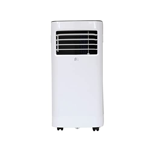 Perfect Aire Portable Air Conditioner - Compactly Designed with Smart Modes, Easy Roll Casters, Bucketless Drain System, and Auto Restart and 24-Hour Timer
