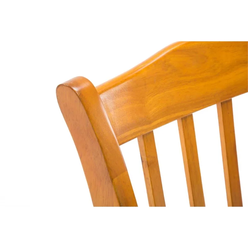Boraam Shaker Wood Dining Room Chairs - Set of 2 - Oak Finish