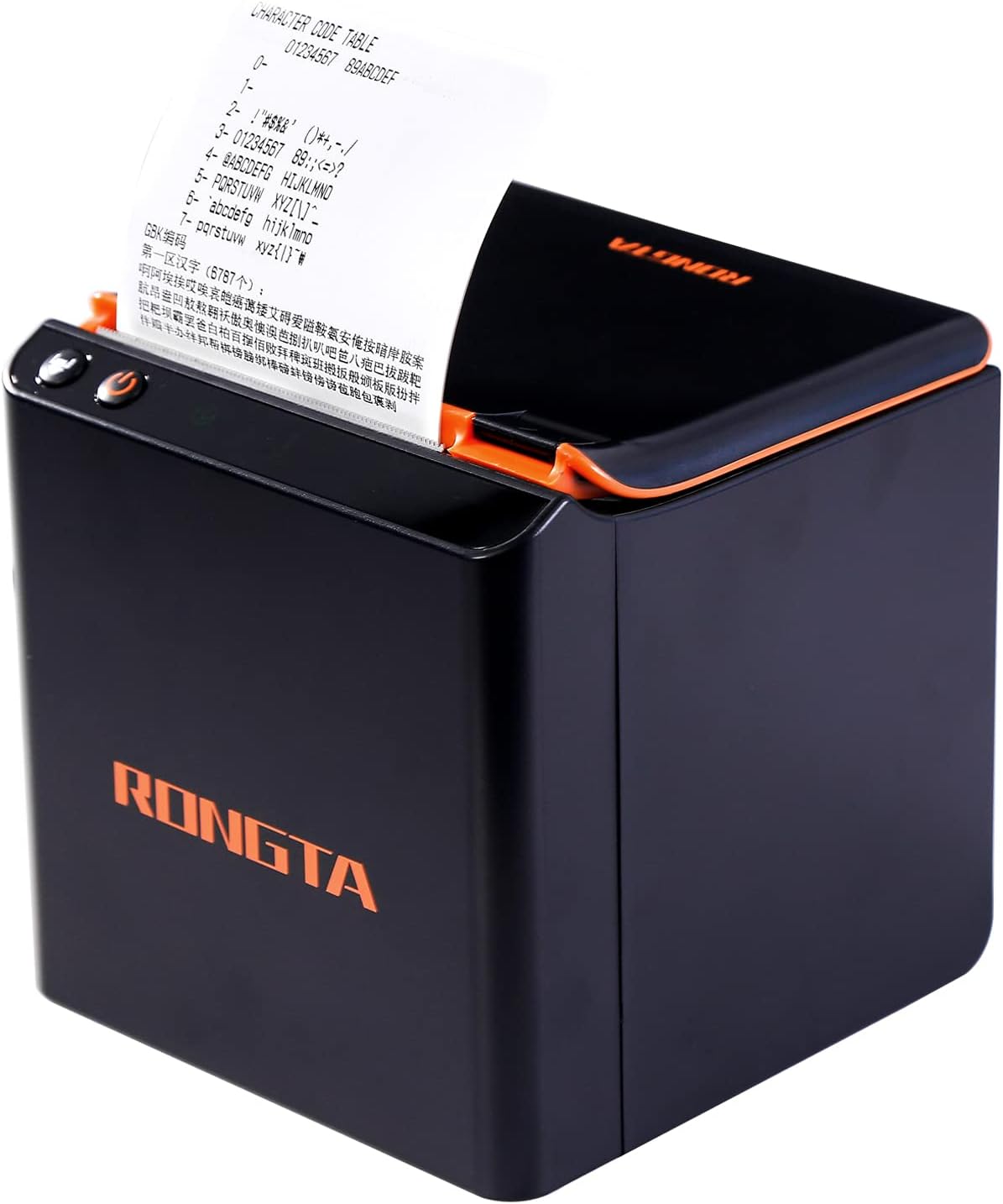 Rongta POS Printer, 80mm Direct Thermal Receipt Printer, Restaurant Kitchen Printer with Auto Cutter Support Cash Drawer ESC/POS,USB+Ethernet Interface for Windows/Mac/Linux(ACE H1)