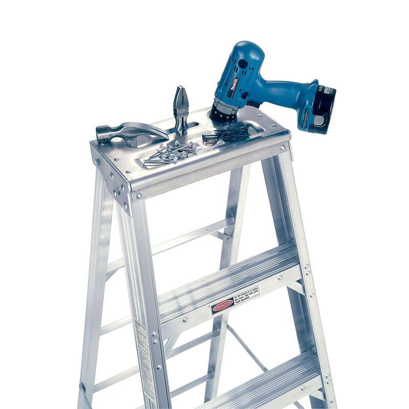Werner - 414 - 14 ft. 300 lb. Load Capacity Aluminum Stepladder