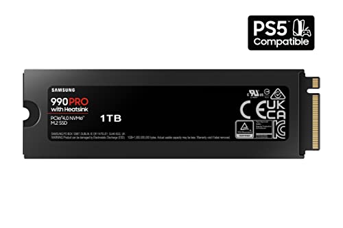 Samsung 990 PRO SSD NVMe M.2 PCIe Gen4, M.2 2280 Internal Solid State Hard Drive, Seq. Read Speeds Up to 7,450 MB/s for High End Computing, Gaming, and Heavy Duty Workstations, MZ-V9P2T0B/AM