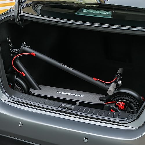 MoNiBloom E-Scooter Electric Kick Scooter w/LED Display and Bluetooth APP, Portable Folding Commuting Scooter for Adults & Teens