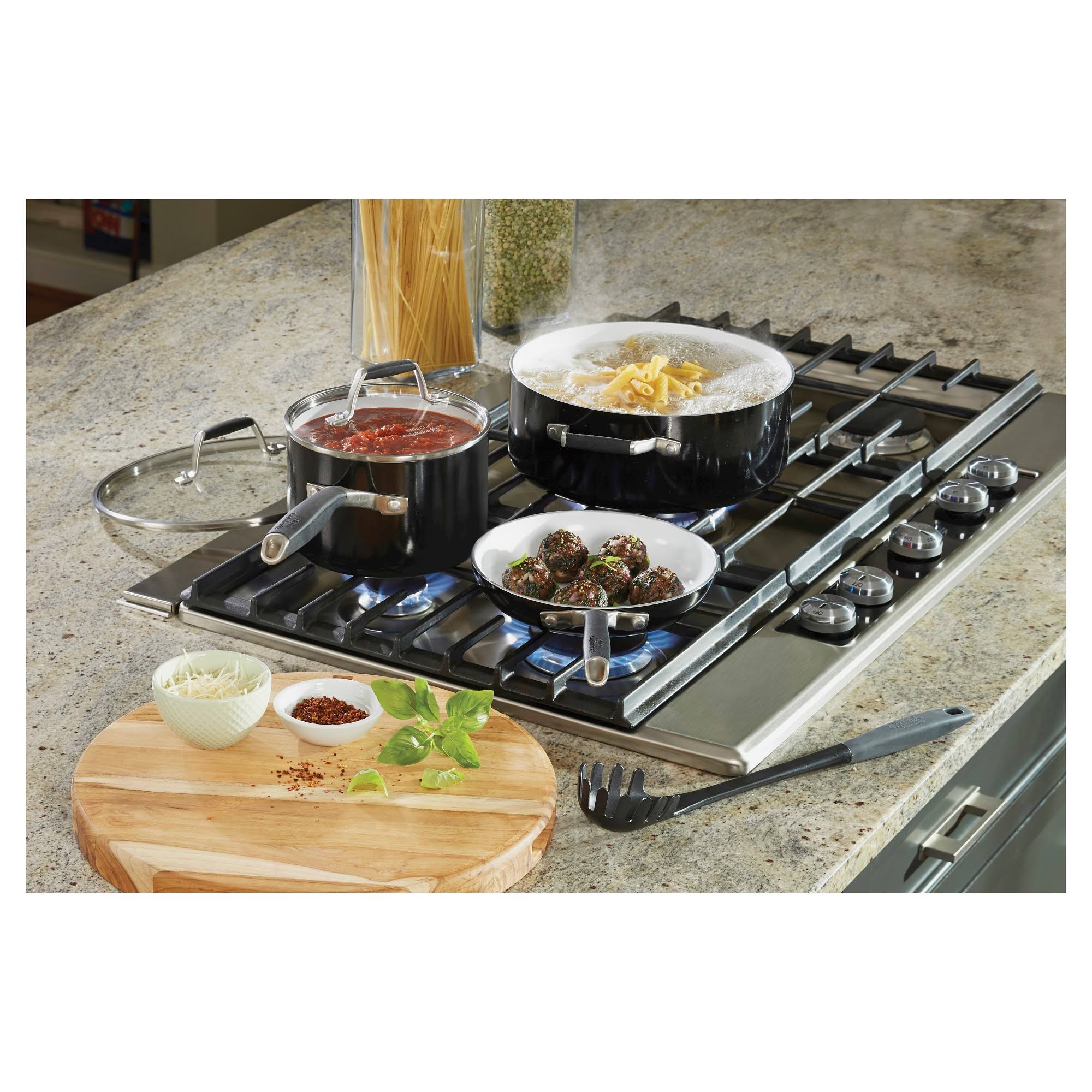 Calphalon Select 8-Piece Ceramic Cookware Set
