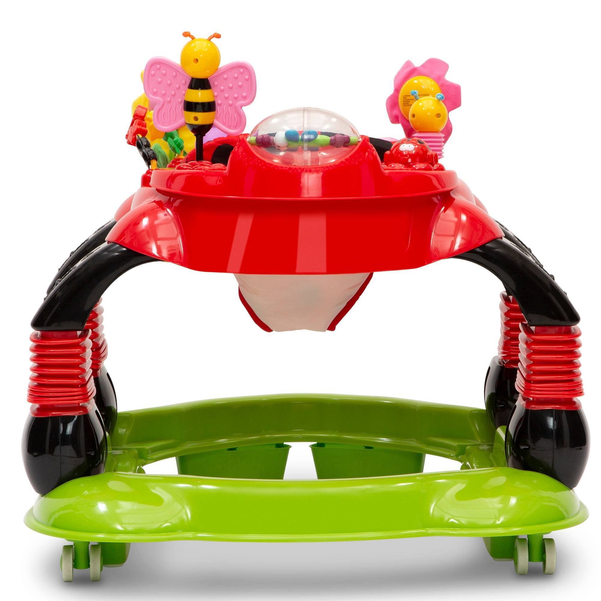 Delta Children Lil Play Station 4-in-1 Activity Walker - Sadie The Ladybug
