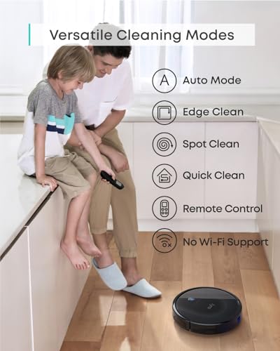 eufy Robot Vacuum Omni C20, Robot Vacuum and Mop Combo, Self Emptying, Auto Mop Washing and Auto Drying for Hands-Free Cleaning, 7000 Pa Powerful Suction, 3.35-Inch Design, All-in-One Station