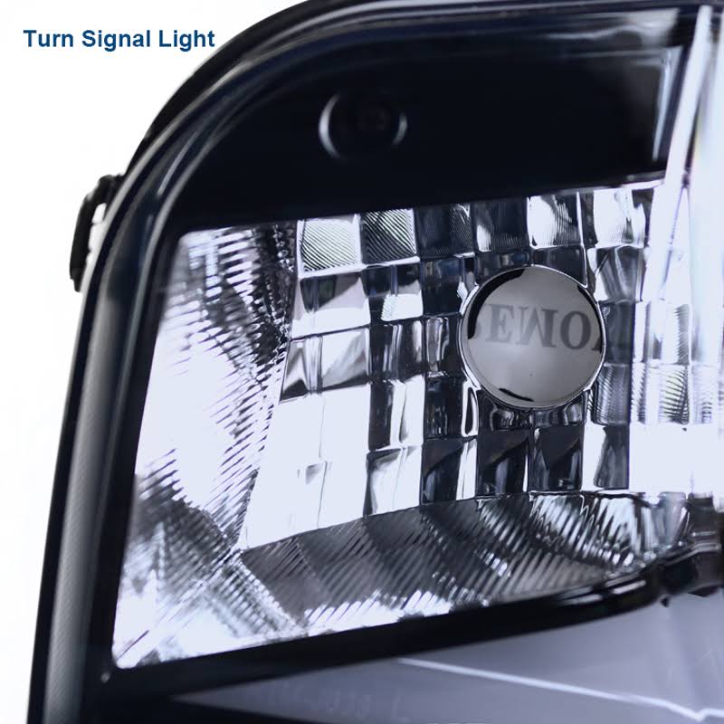 Spec-D Tuning 2010-2013 Chevy Camaro LED Bar Glossy Black Projector Headlights Head Lamps Pair 10 11