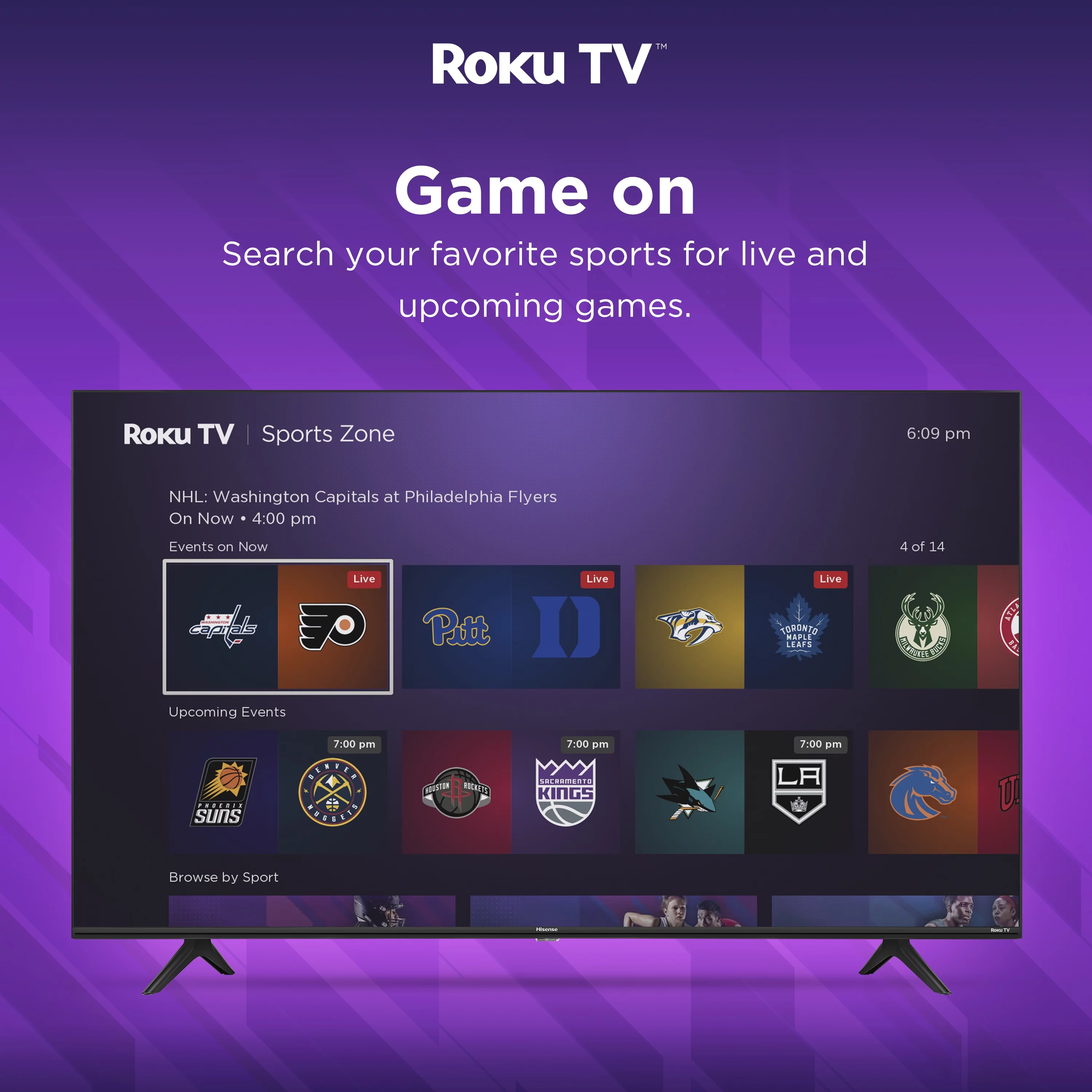 Hisense 75" Class R6 Series 4K UHD LED Roku Smart TV - 75R6030K (New)