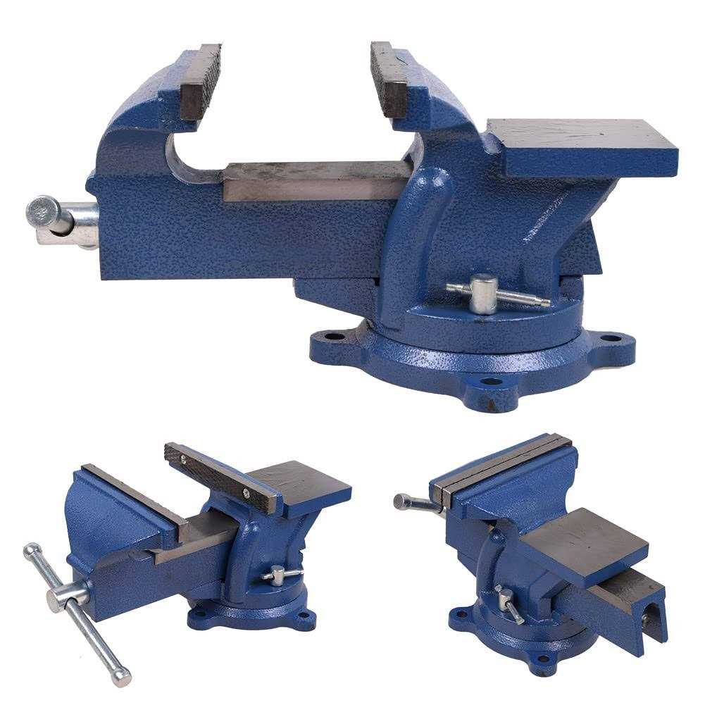 6 Heavy Duty Bench Vise Pipe Vise Bench Vices with Anvil Swivel Table Top Clamp Locking Base - Shop Hardware Tools Online Store