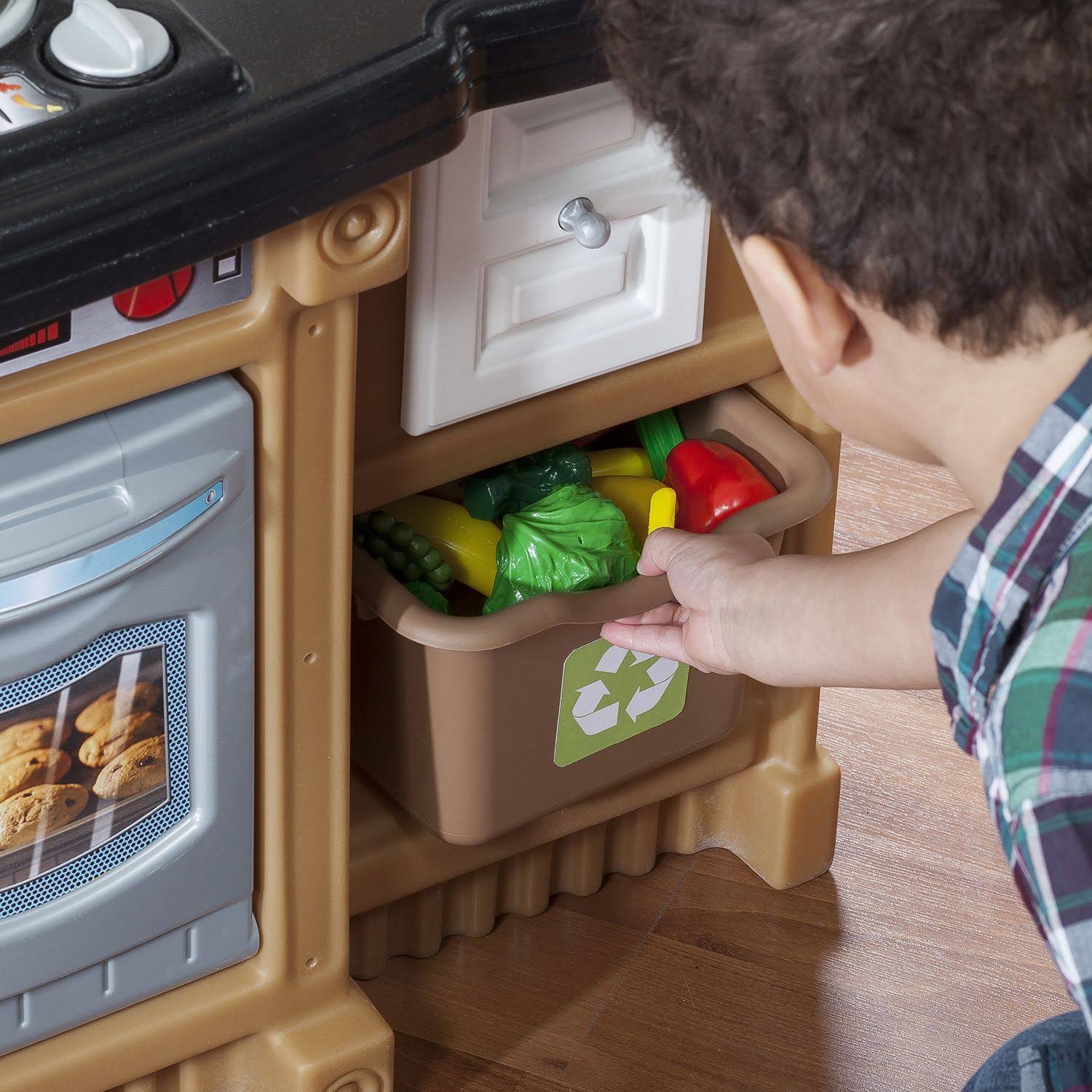 Step2 Lifestyle Custom Kitchen Playset for Kids - Durable Cooking