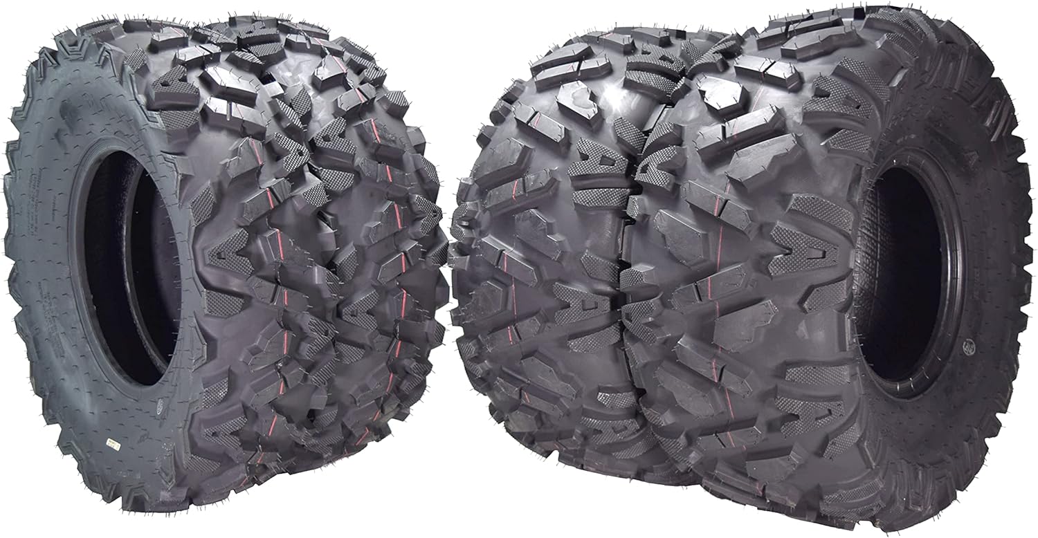 MASSFX QL ATV UTV 25x8x12 25x11-10 Front Rear Tire 25" 25x8x12 25x11x10 6Ply (4 Pack)