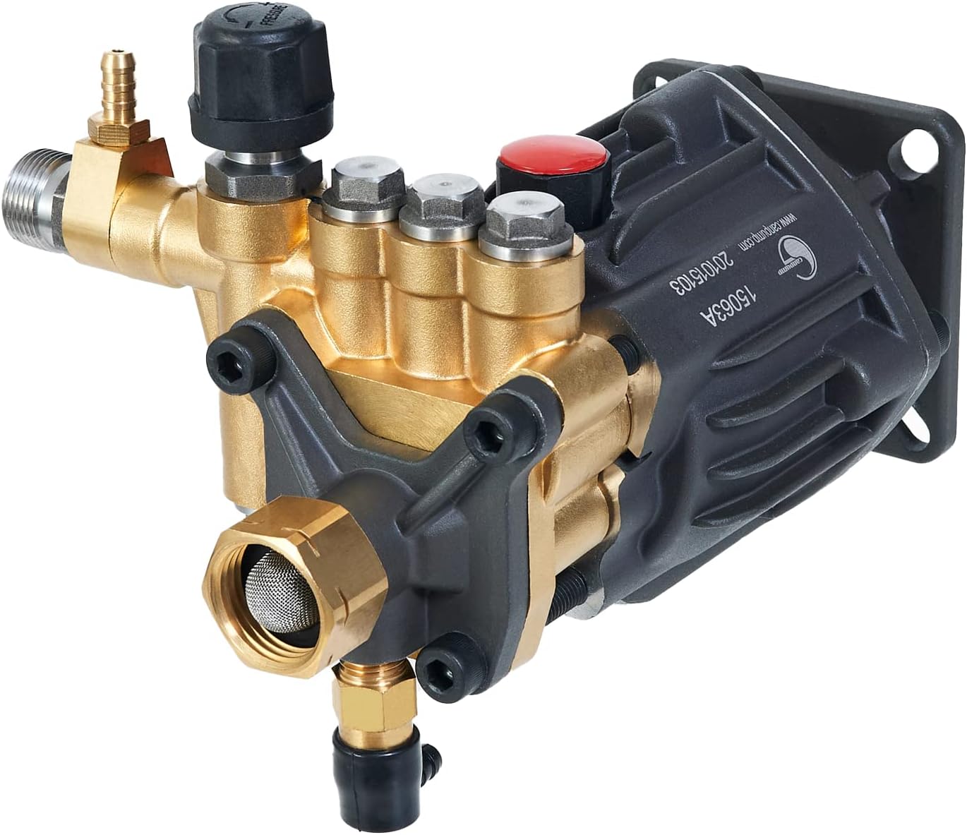 Canpump Pressure Washer Pump for Gas-powered Engines – 2,700 PSI at 3.0 GPM, 3/4 Hollow Shaft