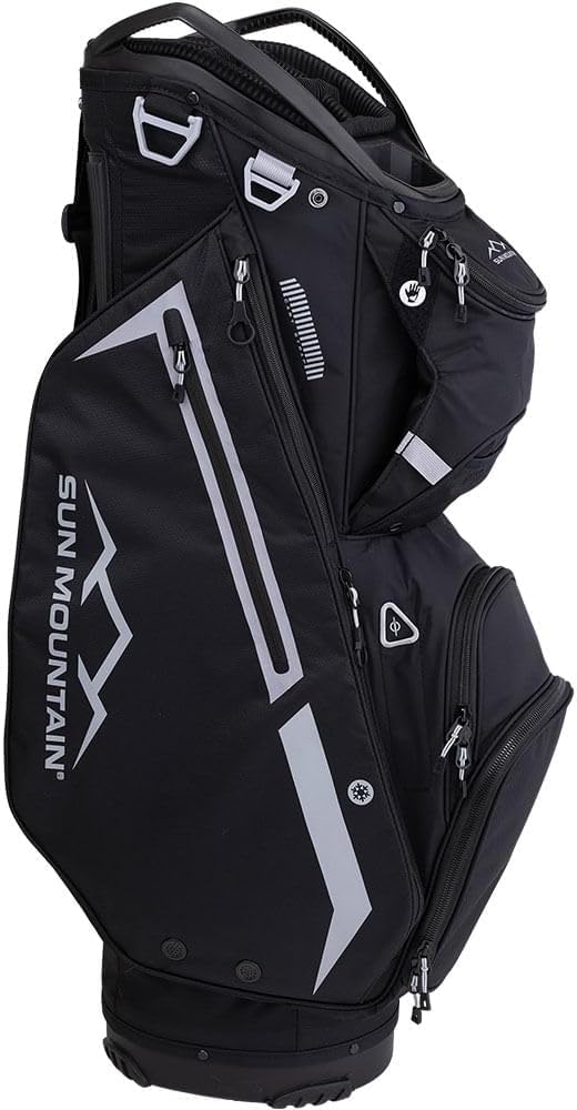 Sun Mountain 2024 Maverick Golf Cart Bag Black