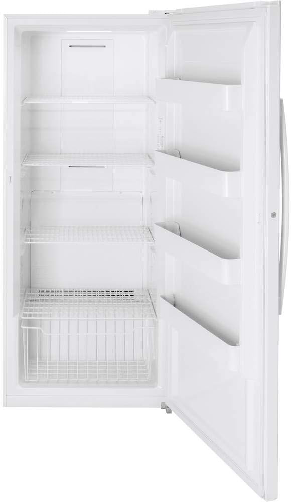 GE - 21.3 Cu. Ft. Frost-Free Upright Freezer - White Model:FUF21SMRWWW