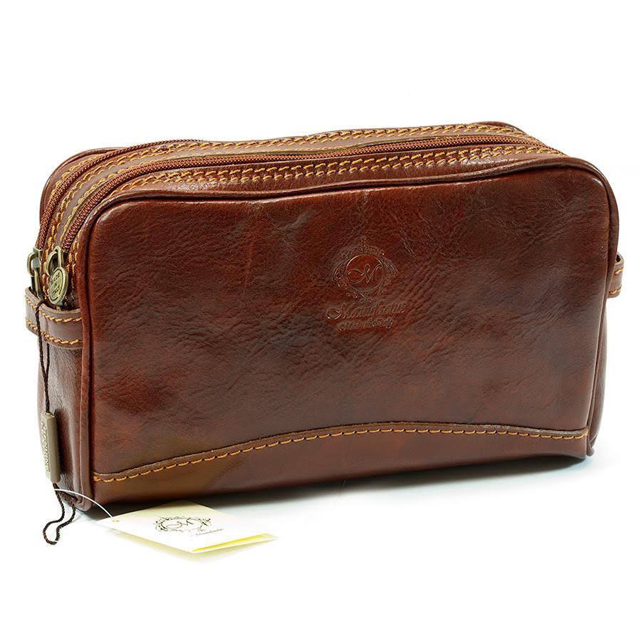 Manufactus Romolo Leather Toiletry Case