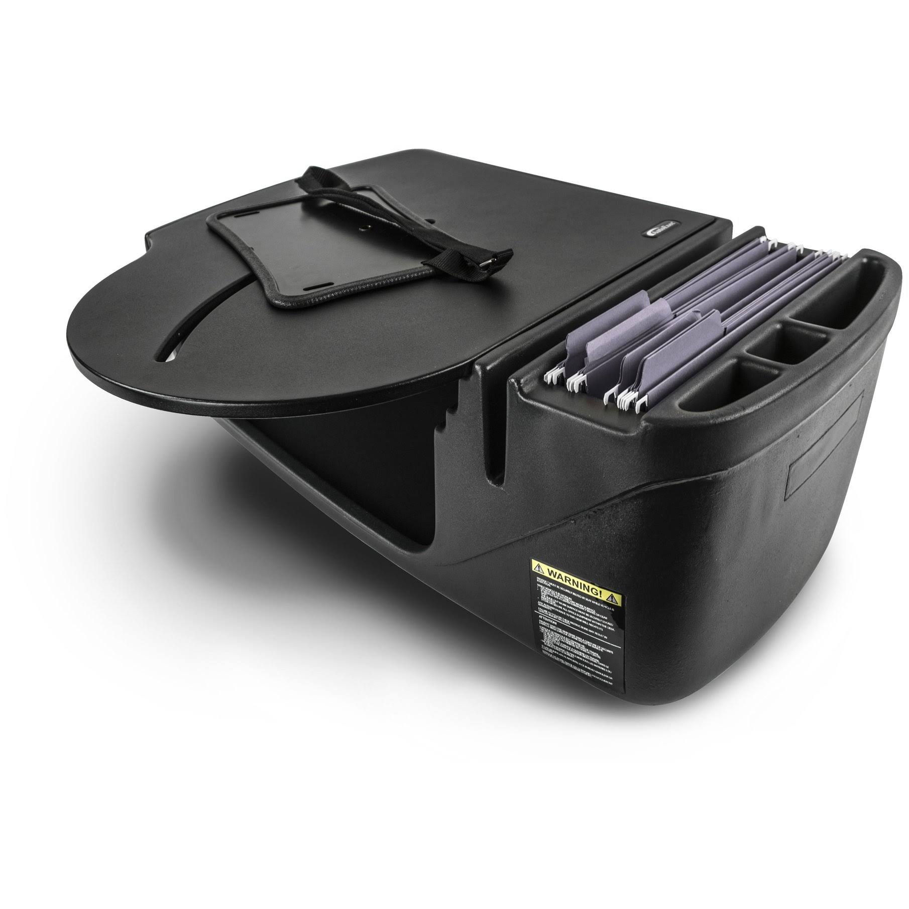 AutoExec Roadmaster Car Desk with Built-in Power Inverter - Black