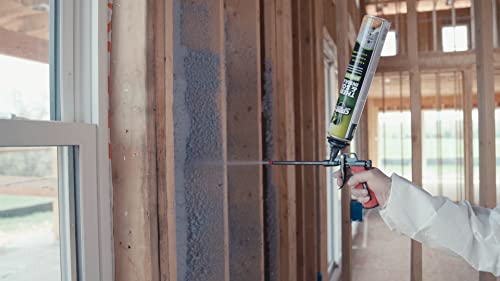 Spray Foam Insulation Kit, Closed Cell Spray Foam Spray | 12 Cans, 240 Board Feet, Can, Gun and Cleaner Included