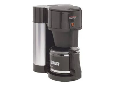 Bunn 10-Cup Home Coffee Brewer, Stainless Steel, Black