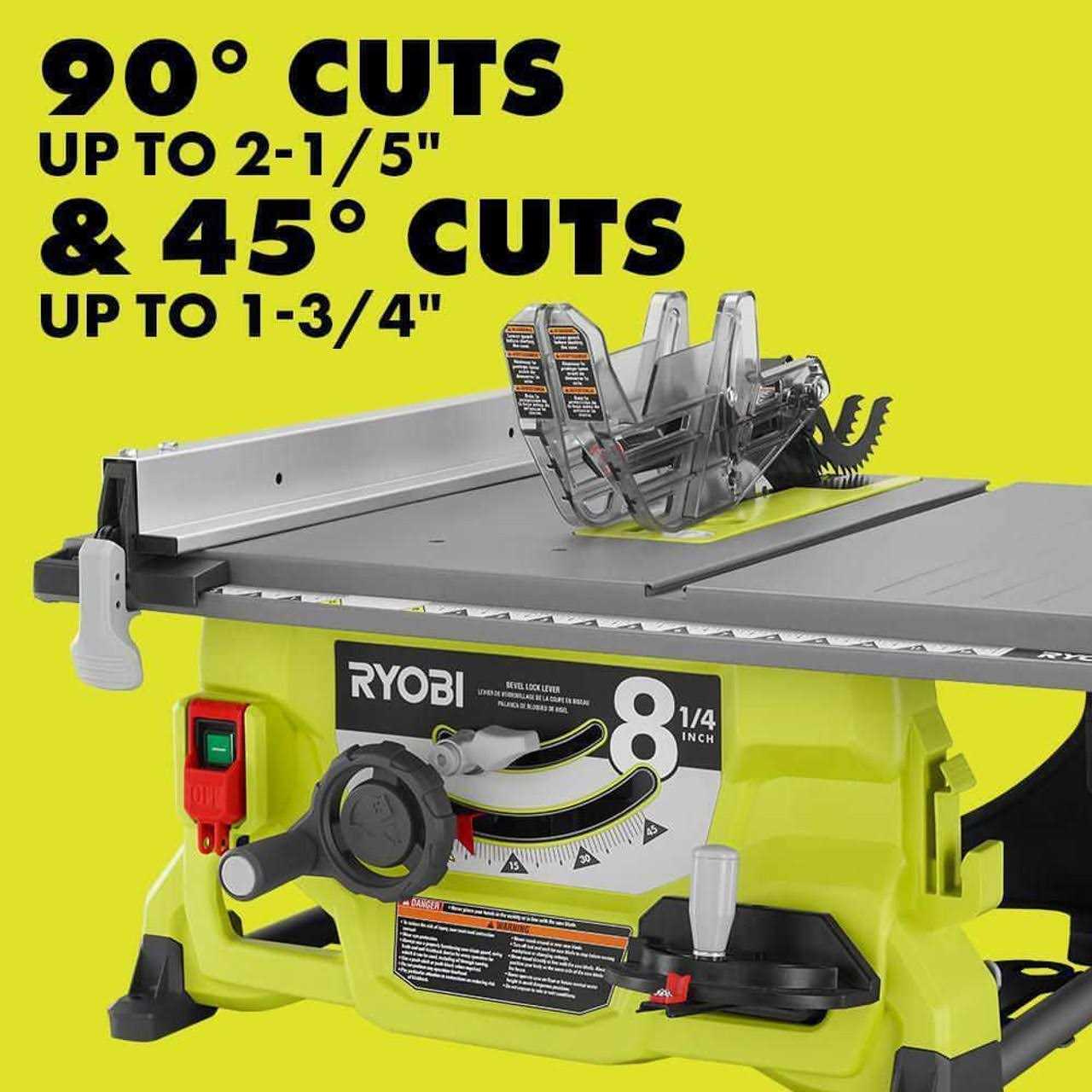 RYOBI RTS08 13 Amp 8-1/4 in Table Saw - Shop Hardware Tools Online Store
