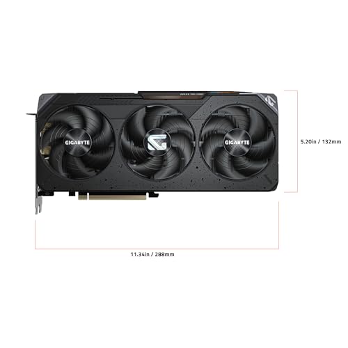 GIGABYTE Radeon RX 9070 Gaming OC 16G Graphics Card, PCIe 5.0, 16GB GDDR6, GV-R9070GAMING OC-16GD Video Card