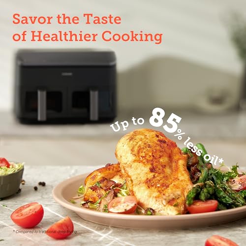 COSORI Dual Basket Air FryerPlastic air fryer