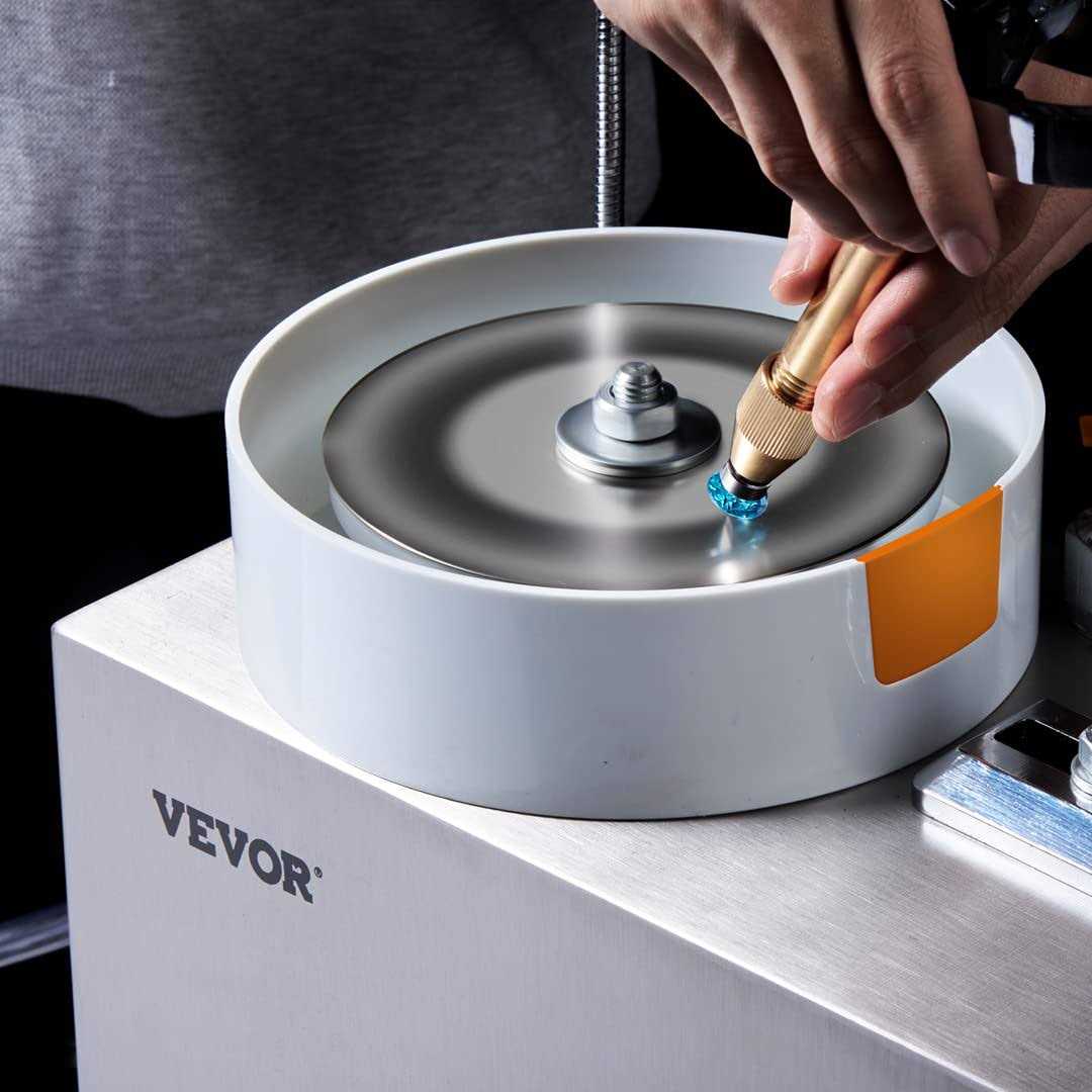 VEVOR Gem Faceting Machine 0-2980RPM Adjustable Rotating Speed 180W Jade Grinding Polishing Machine - Shop Hardware Tools Online Store