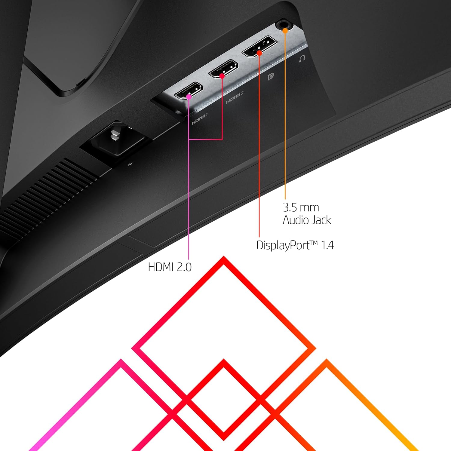 HP OMEN 34c QHD 165Hz Curved Gaming Monitor, WQHD Display (3440 x 1440), VA Panel, 99% sRGB, 90% DCI-P3, 21:9, AMD FreeSync Premium Technology, 34c (2023),Black