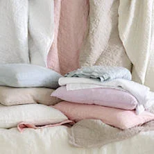 Pine Cone Hill Washed Linen Natural Quilt Twin