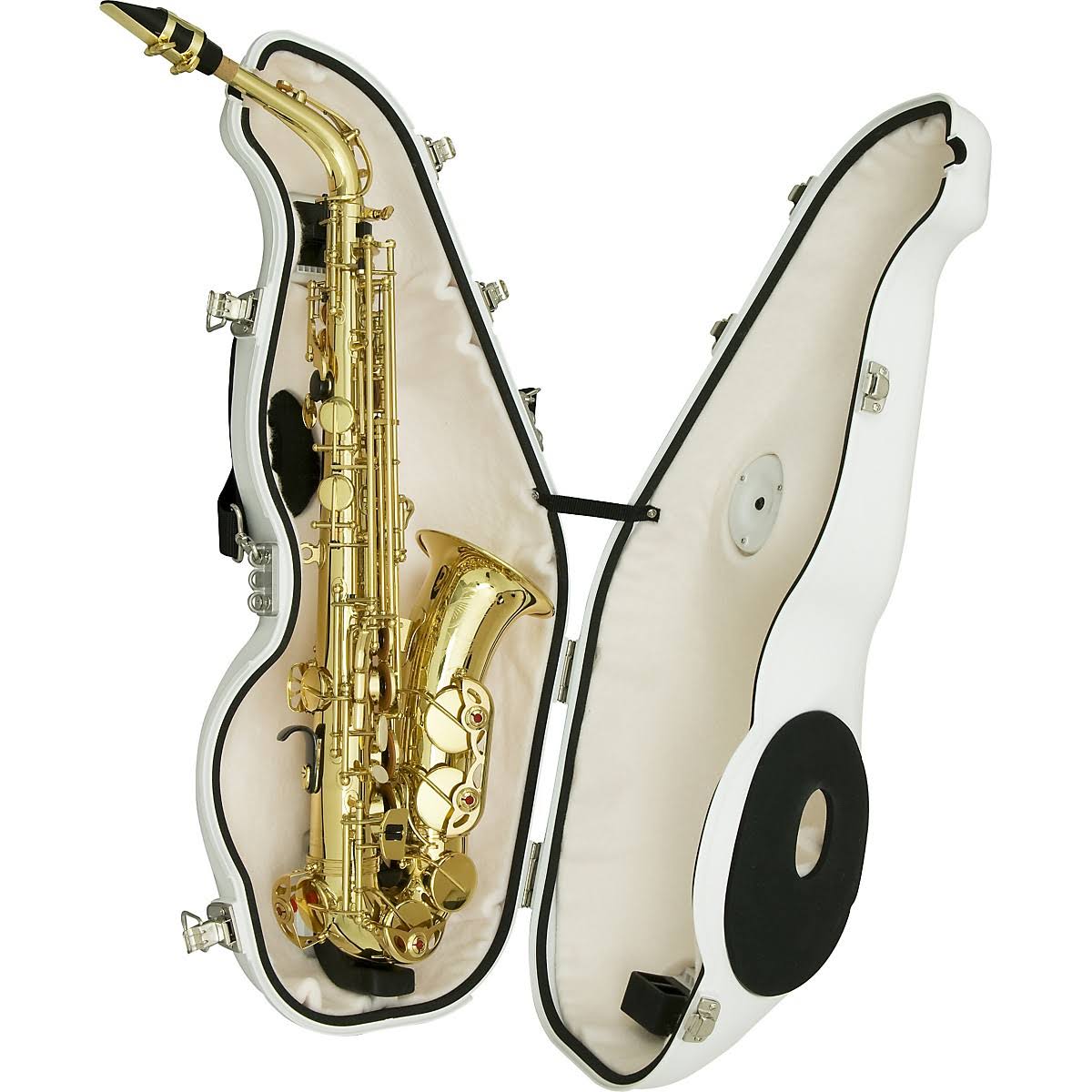 e-Sax Practice Mute System for Alto Saxophone II White