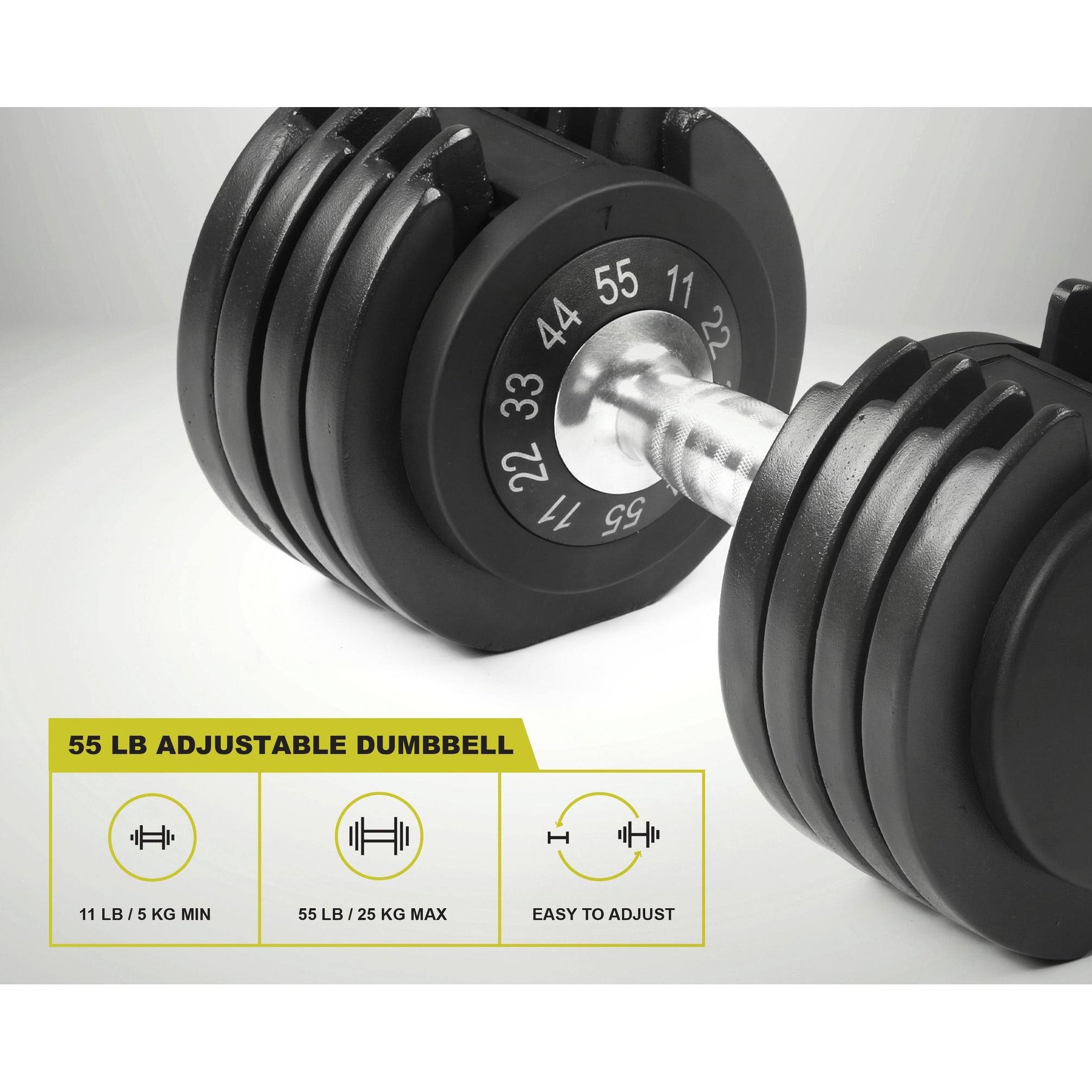 PRCTZ Adjustable Dumbbell, Single - 55