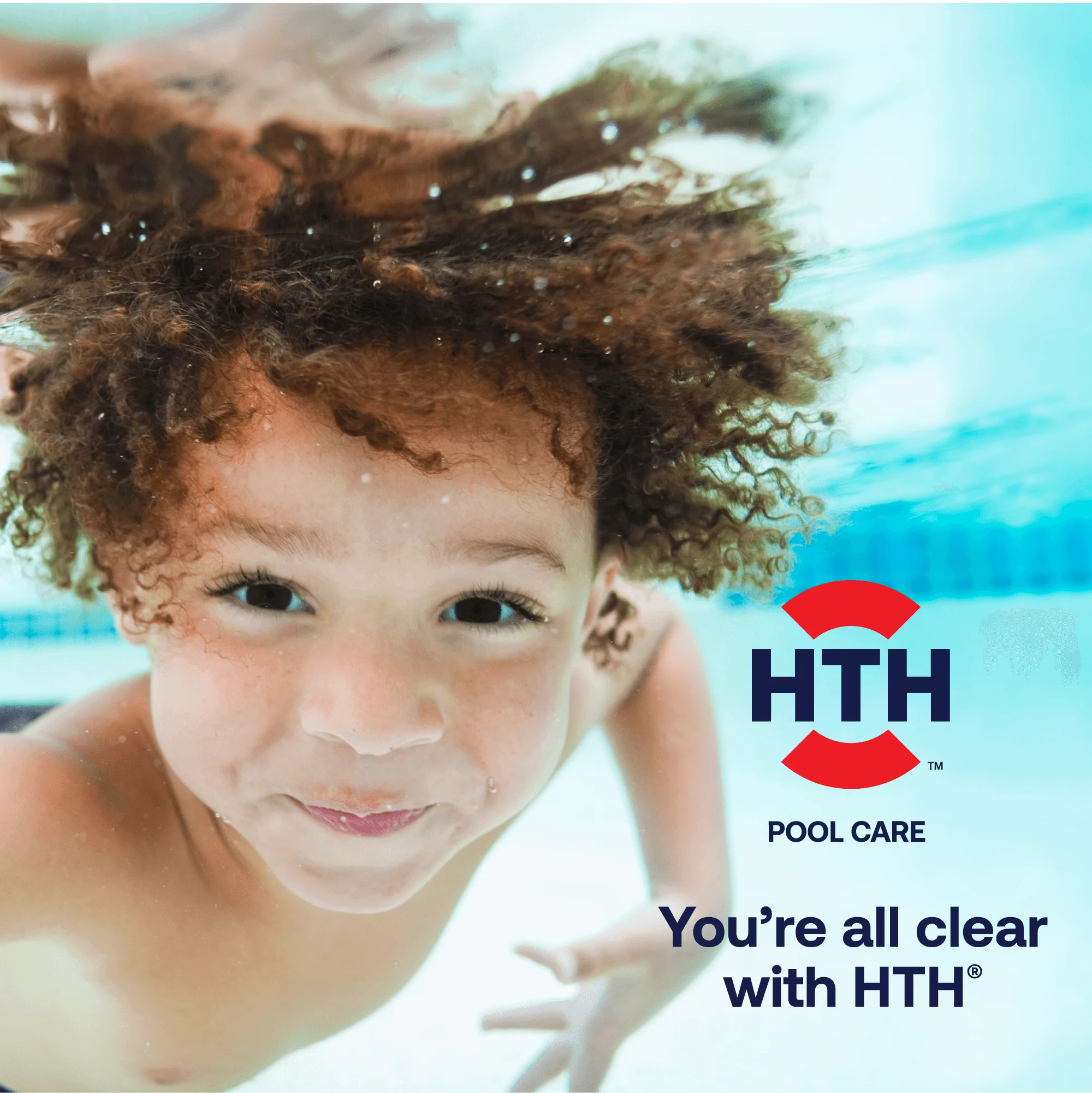 HTH Pool Care 3" Chlorine Tablets Advanced for Swimming Pools, Tablets, 25 lbs