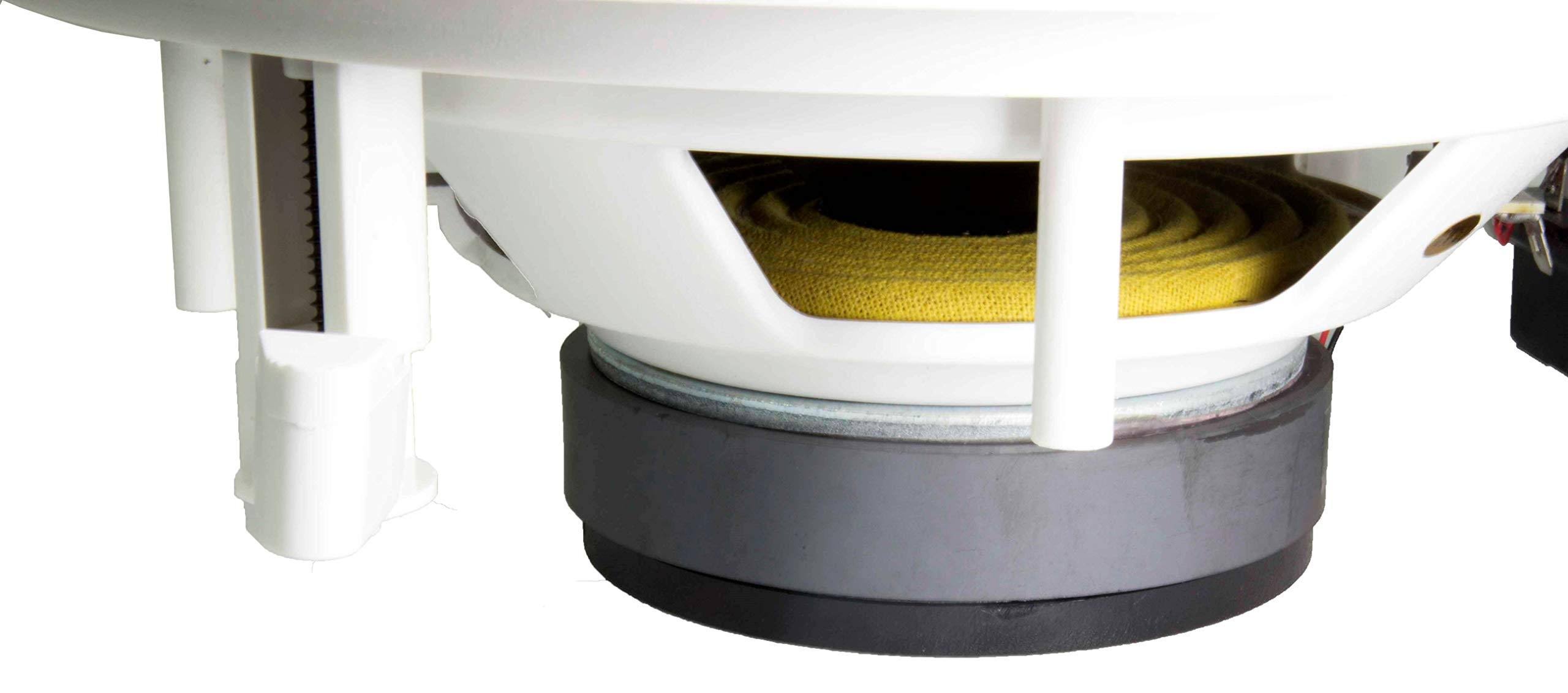 New Pyle Pdic81rd 8x22 1000W Round Wall and Ceiling Home Speakers 2 Pair