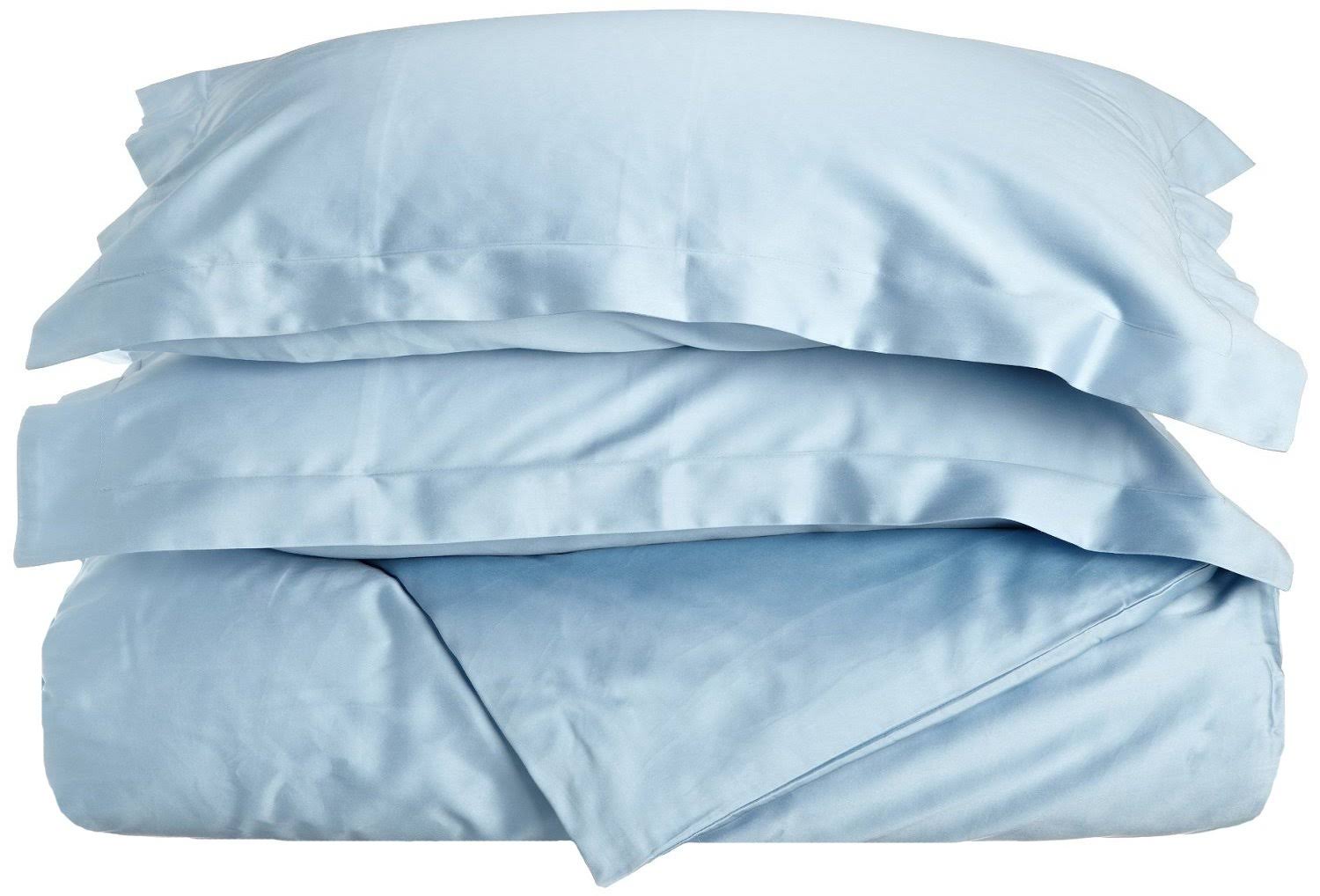Superior 300 Thread Count Cotton Solid Duvet Cover Set Gold Other King/California King