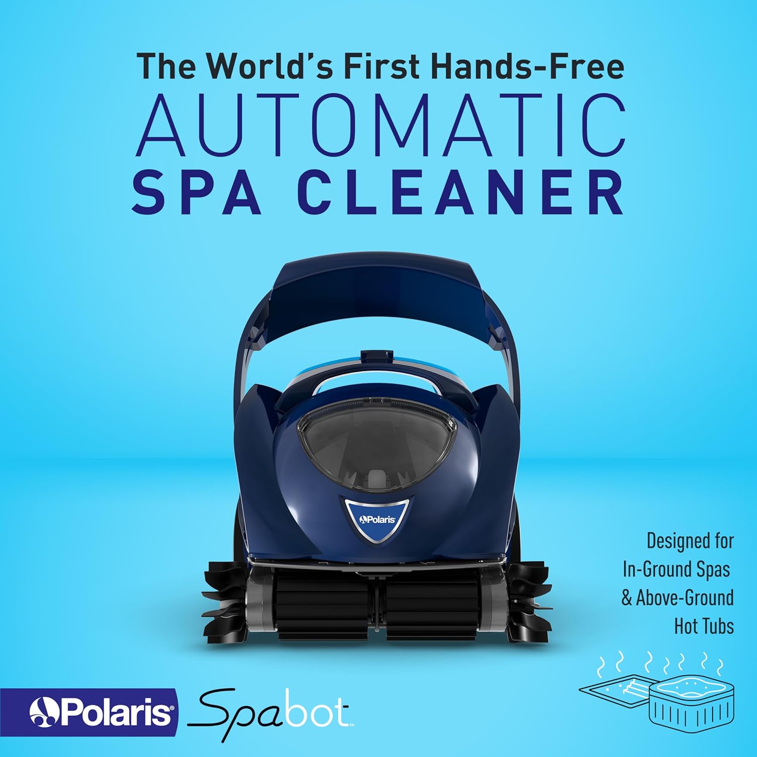 Polaris Spabot Hands-Free Automatic Spa Cleaner, Designed for In-Ground Spas & Above-Ground Hot Tubs
