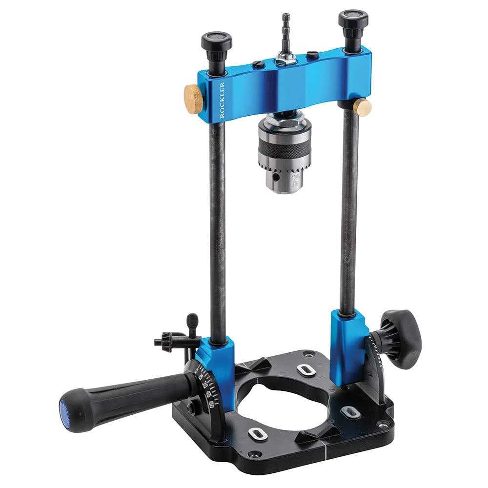 Rockler Drill Guide w/Chuck Key Full-Size Drill Press Accessories for Small Shops - Shop Hardware Tools Online Store