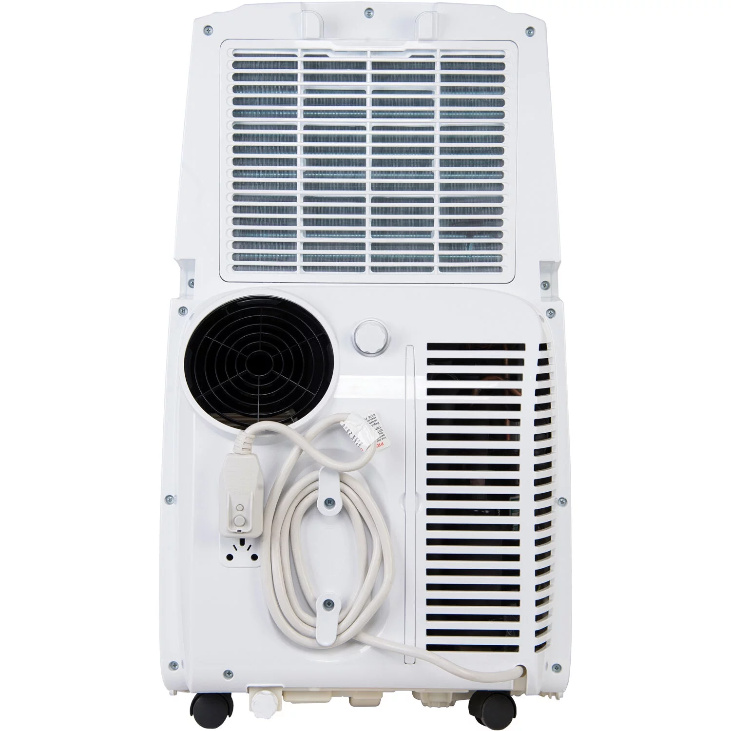 AireMax Portable Air Conditioner with Remote Control | AC for Rooms up to 500 Sq.Ft. | 24H Timer | Auto Restart | Wheels | LED Display | Dehumidifer | White | APE514C