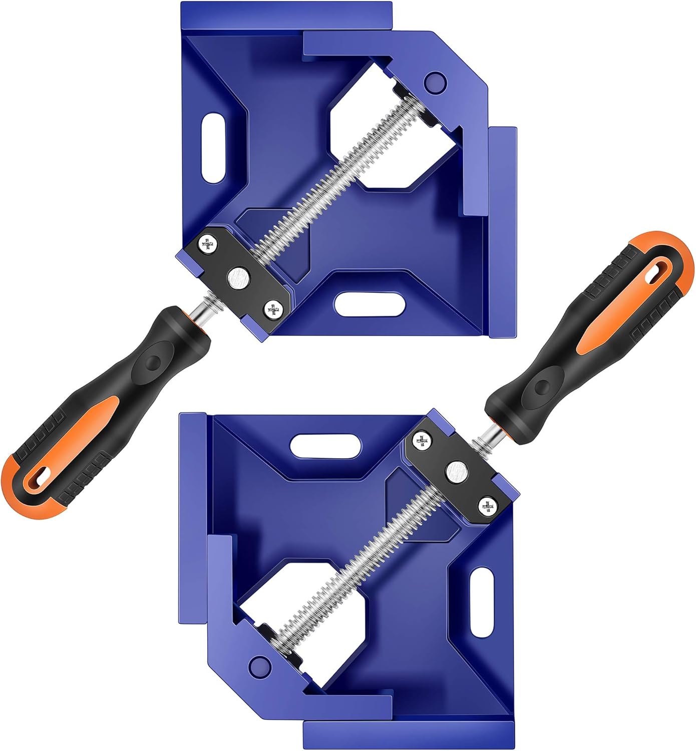 Corner Clamps for Woodworking Set of 4,90 Degree Right Angle Clamps,Aluminum Alloy Square Clamp,Wood Tools for Metal Welding,Photo Frame,Cabinet,Drawer Miter Joint