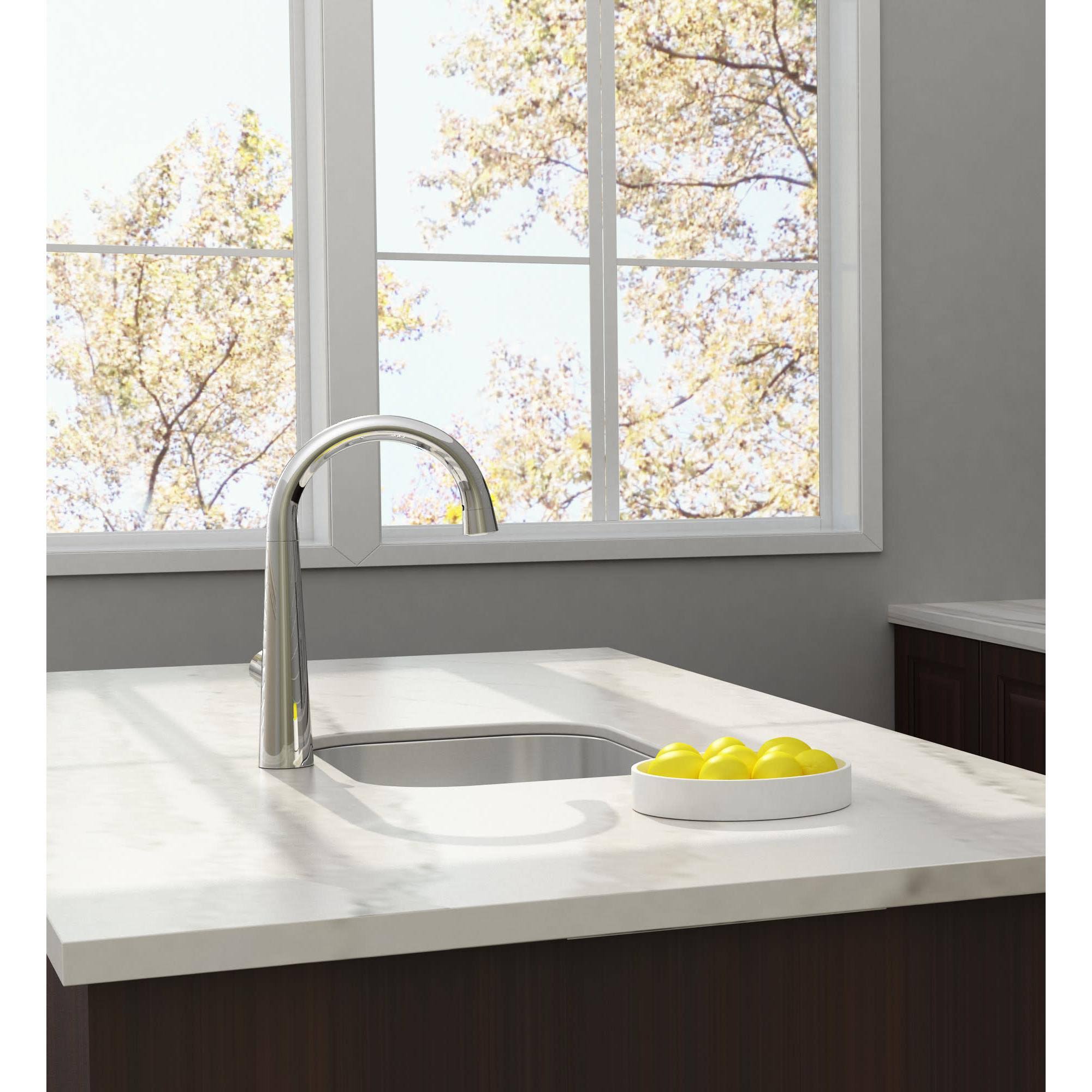 American Standard 4932410.002 Edgewater Pull-Down Bar Faucet, Polished Chrome