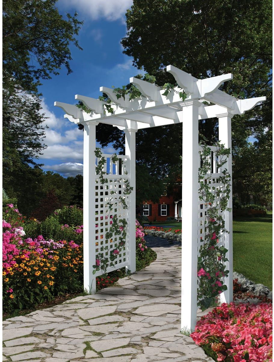 vita Fairfield 58 inchW x 86 inchH Vinyl Arbor