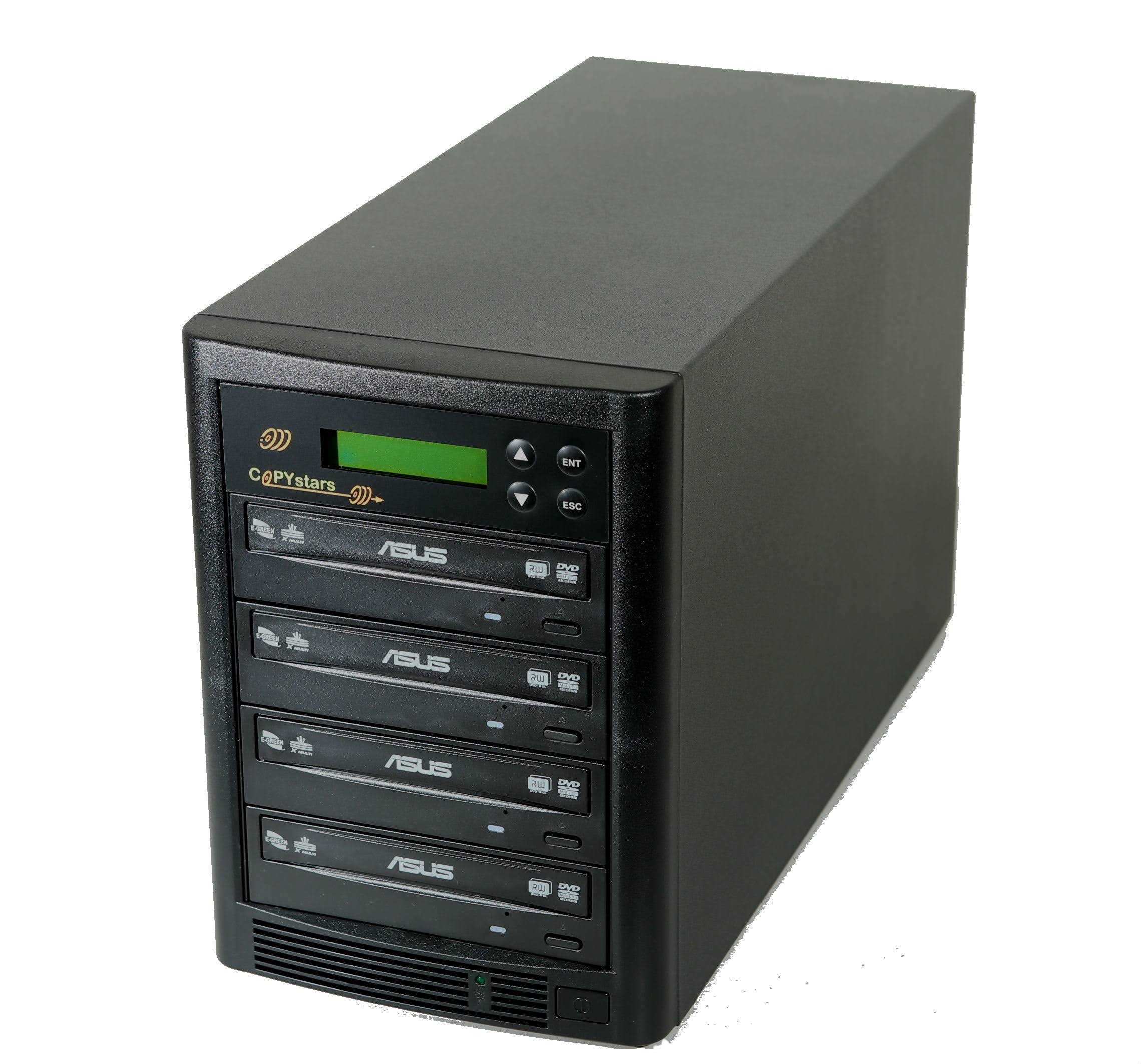Copystars DVD Duplicator 24x CD-DVD-Burner 1 to 3 Copier SATA Drive Dual Layer