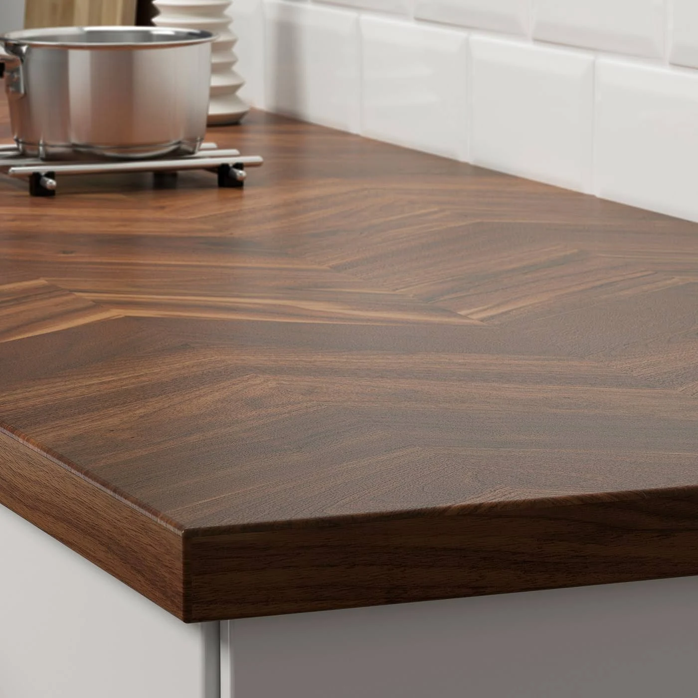 IKEA - BARKABODA Countertop, Walnut/veneer, 74x1 1/2 10331472