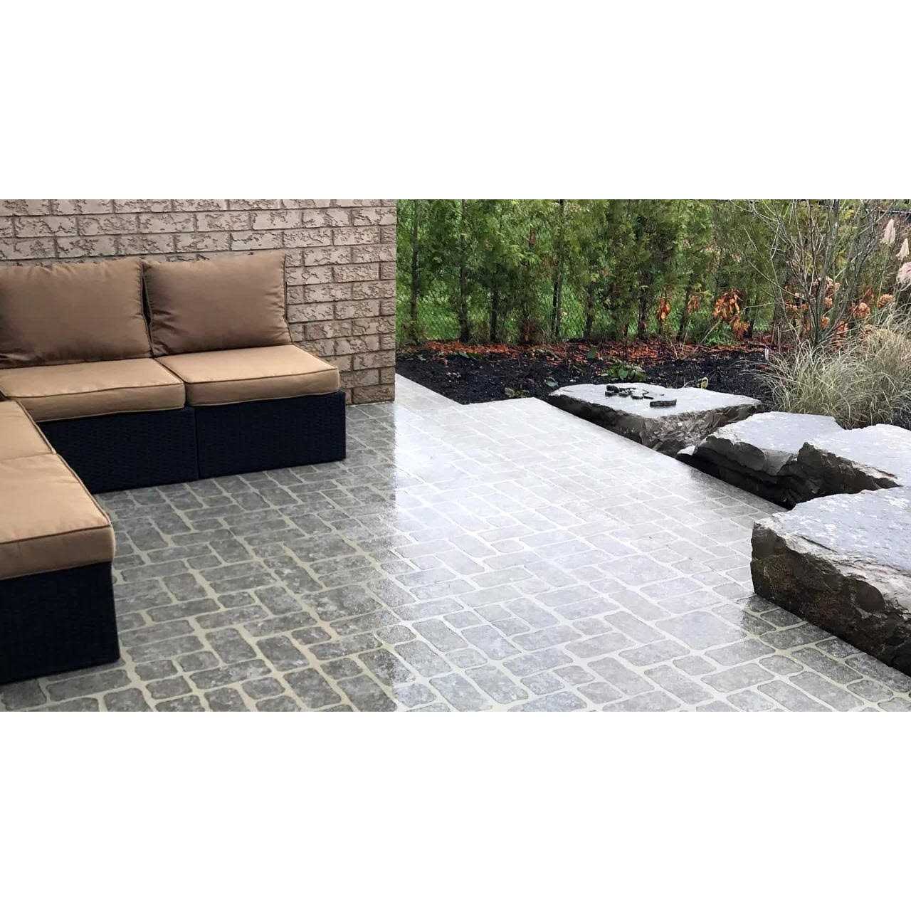 SpreadStone 2.5 gal Satin Interior/Exterior Decorative Concrete Resurfacing Kit
