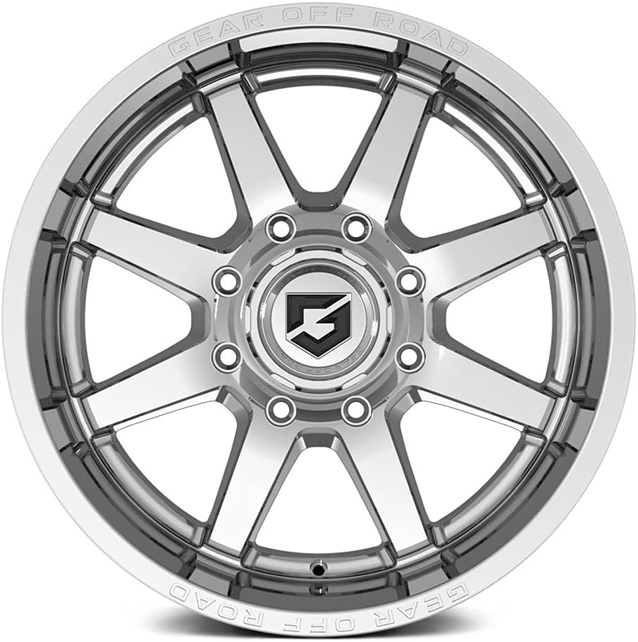 Gear Off Road 762C Pivot 20x10 5x5" -19mm Chrome Wheel Rim 20" Inch