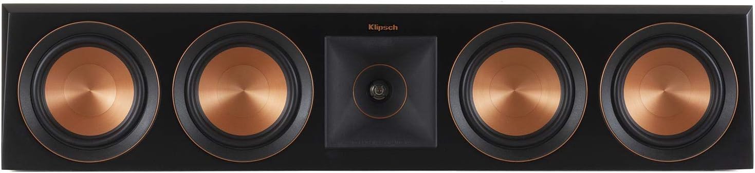 Klipsch RP-504C Center Channel Speaker (Ebony) (Renewed)