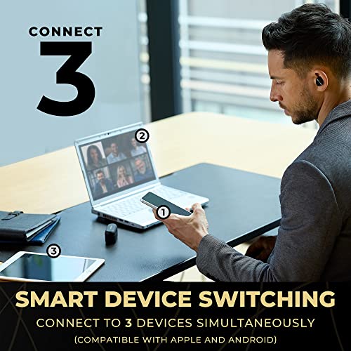 Technics Premium Hi-Fi Wireless Bluetooth Earbuds with Advanced Noise Cancelling, Multipoint Connectivity, Hi-Res Audio + Enhanced Calling